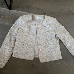 Calvin Klein tweed jacket